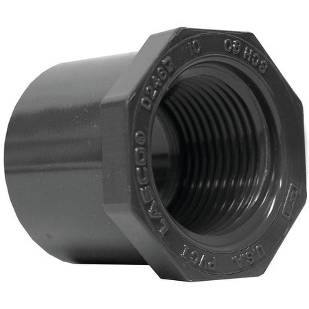 GENOVA LASCO 838130BC Reducing Bushing, 1 x 12 in, Spigot x FIP, PVC, SCH 80 Schedule 838130-BC